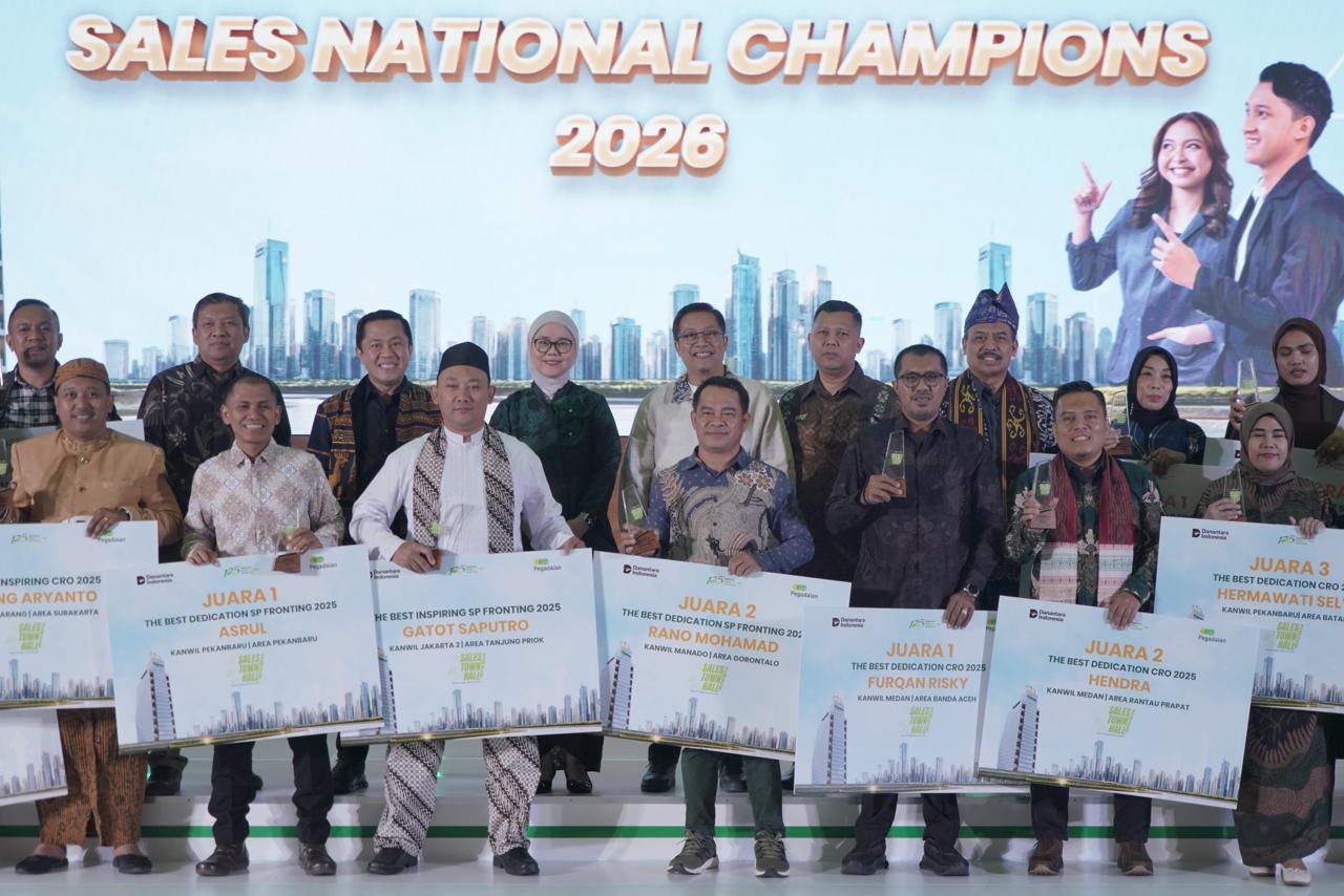 Akselerasi Pertumbuhan Bisnis Berkelanjutan, Pegadaian Gelar Sales Town Hall 2026