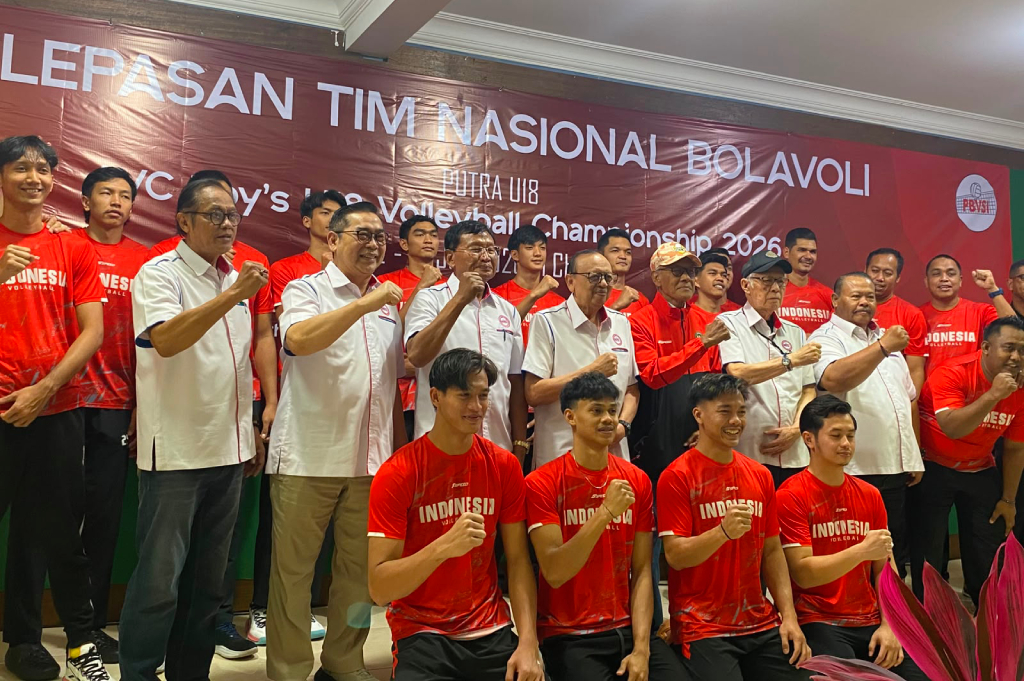 PBVSI Lepas Timnas Voli Indonesia dan U-18 ke Kejuaraan Internasional, Target Berbeda Dicanangkan