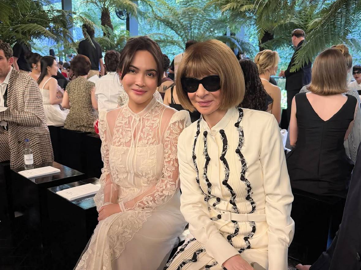 Momen Langka! Shandy Aulia Ketemu Anna Wintour di Dior Haute Couture Paris