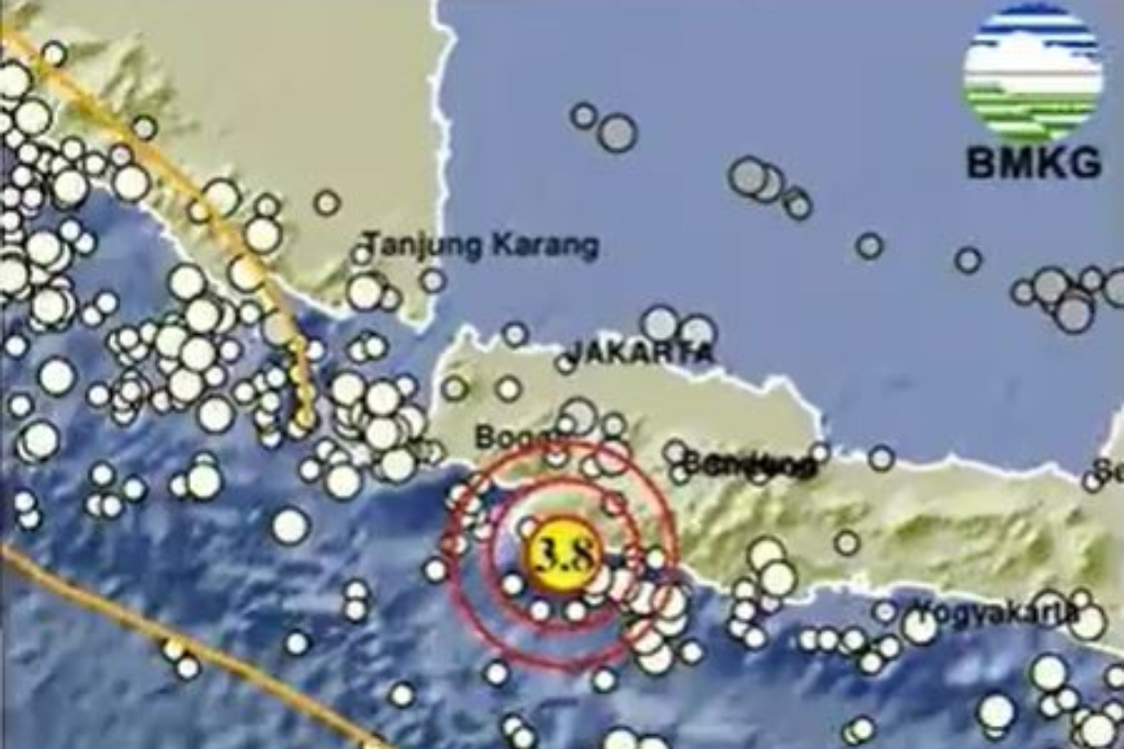Gempa Hari Ini Guncang Sukabumi Jabar, Berkekuatan Magnitudo 3,8