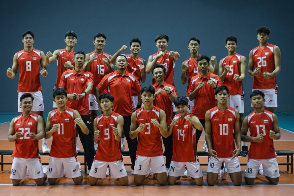 Timnas Voli Putra Indonesia U-18 Terbang ke China, Misi Berat Tembus 4 Besar Asia Dimulai