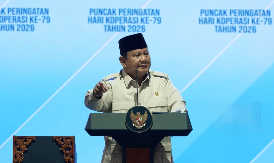 Prabowo Singgung Kekalahan Pilpres: Saya Merasa Gerakan Koperasi Selalu Berada Bersama
