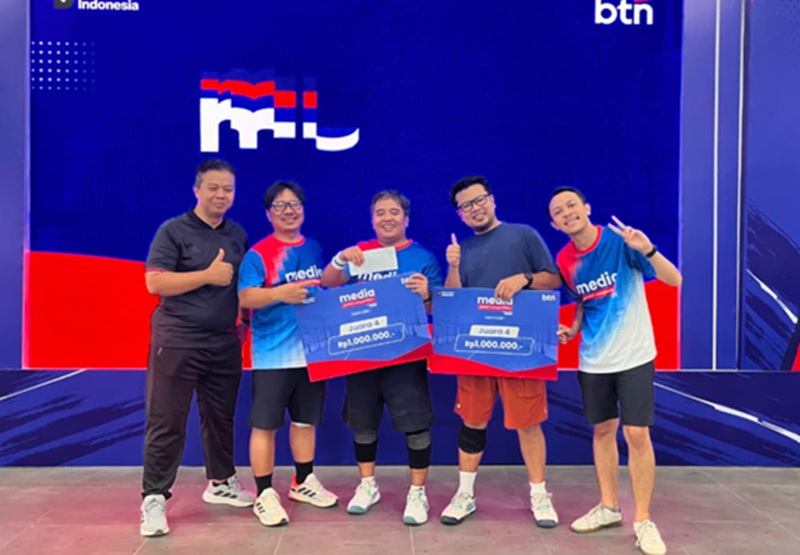 iNews Media Group Raih Peringkat 4 Turnamen Padel BTN 2026