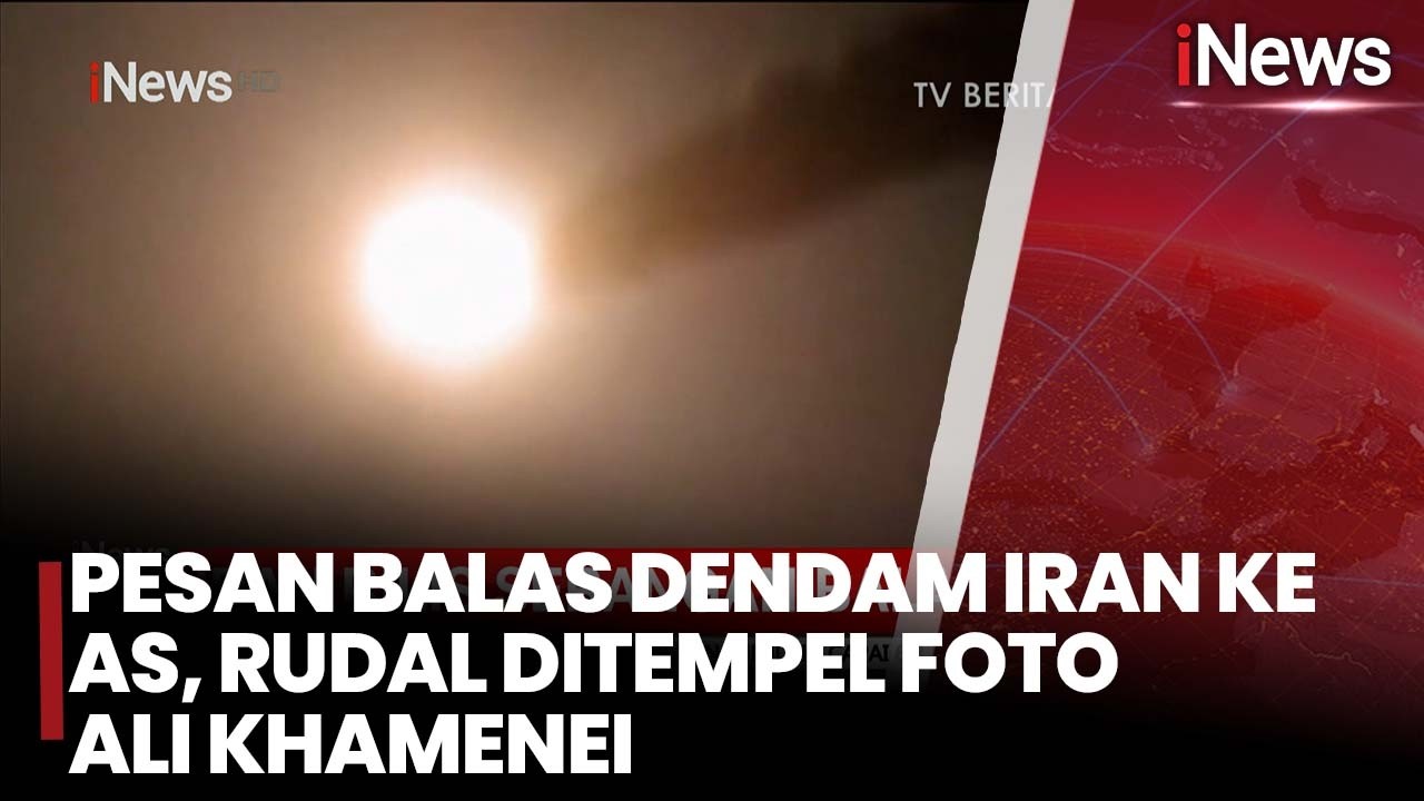 Garda Revolusi Iran Umumkan Serangan Tahap Ketiga ke AS, Rudal Ditempeli Foto Mendiang Ali Khamenei