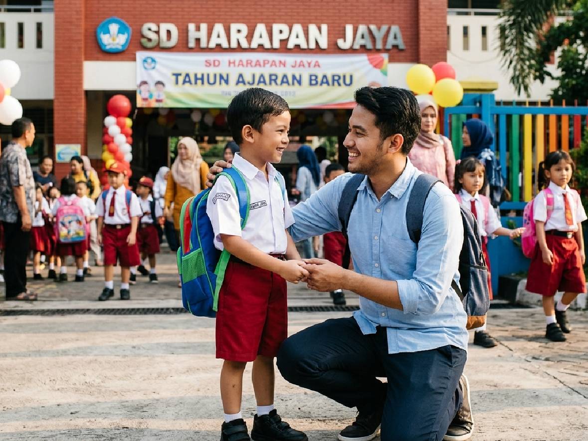 5 Manfaat Ayah Antar Anak ke Sekolah Menurut BKKBN, Nomor 4 Penting Banget!