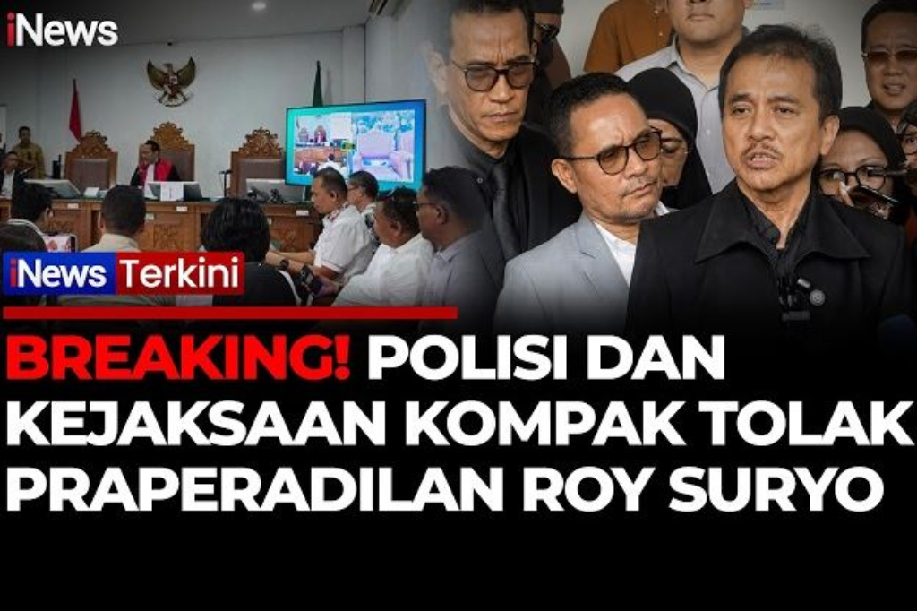 Polda Metro Jaya dan Kejari Jaksel Kompak Minta Hakim Tolak Praperadilan Roy Suryo