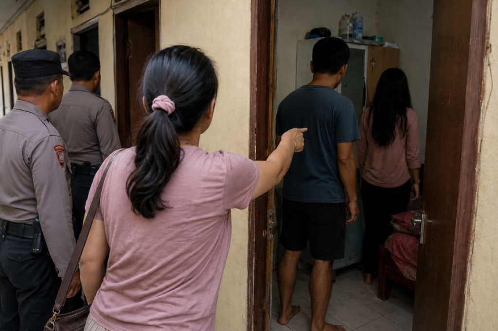Viral Istri Gerebek Suami Bersama Perempuan dalam Kamar Kos di Jombang, Ini Kata Polisi