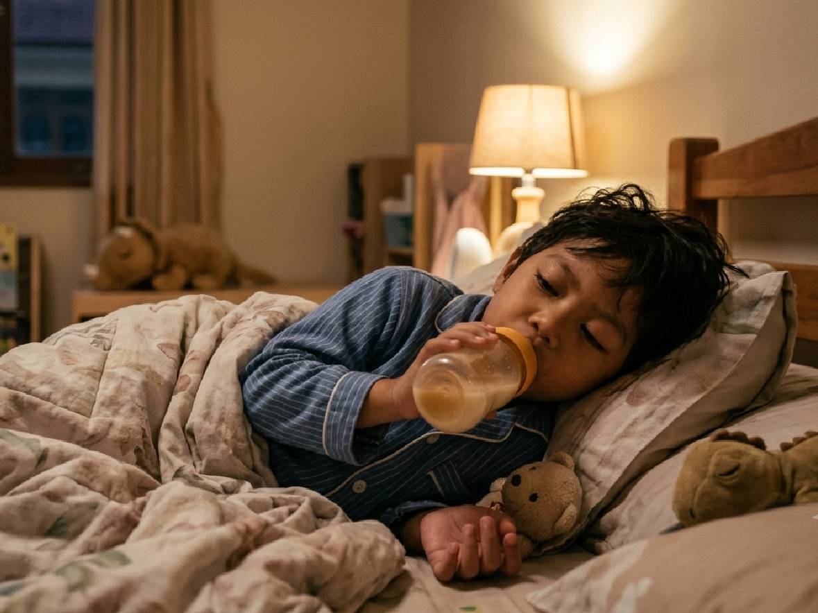 Mitos atau Fakta, Minum Susu Botol Sebelum Tidur Bikin Gigi Berlubang? Ini Kata Dokter!