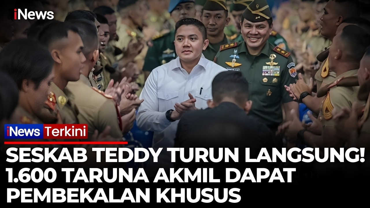3 Jam Penuh Inspirasi, Seskab Teddy Sampaikan Nilai Kepemimpinan kepada 1.600 Taruna di Akmil Magelang