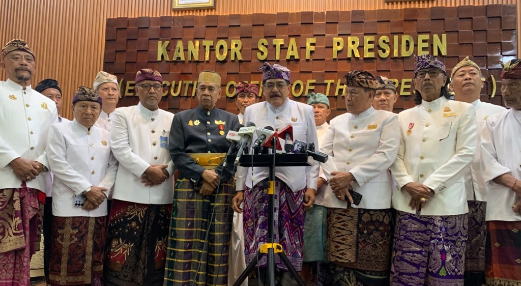 Raja-Raja Bali Datang ke Istana, Tagih Janji Prabowo Bangun Bandara Bali Utara