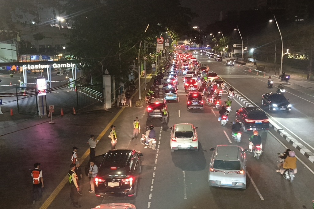 Ada Konser Akbar Gratis, Ini Situasi Lalu Lintas di Jalanan Sekitar Monas