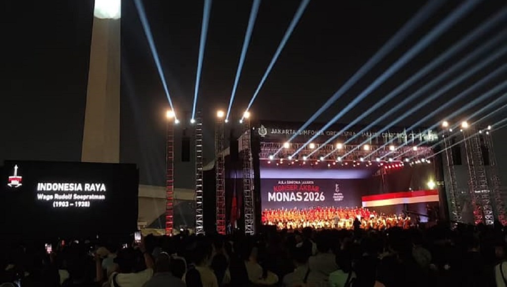 Konser Akbar Gratis di Monas Malam Ini, 389 Polisi Dikerahkan Berjaga