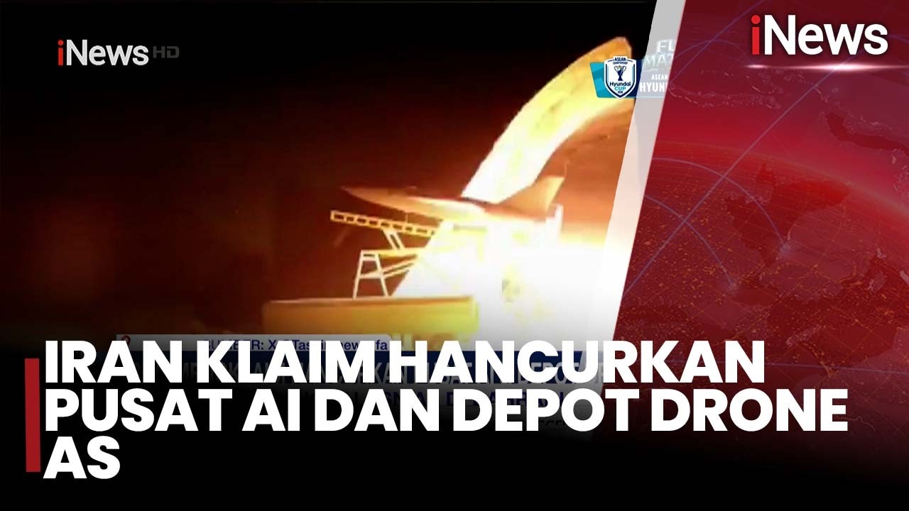 Balas Serangan, Iran Gempur Pangkalan AS dan Klaim Hancurkan Pusat AI Serta Depot Drone