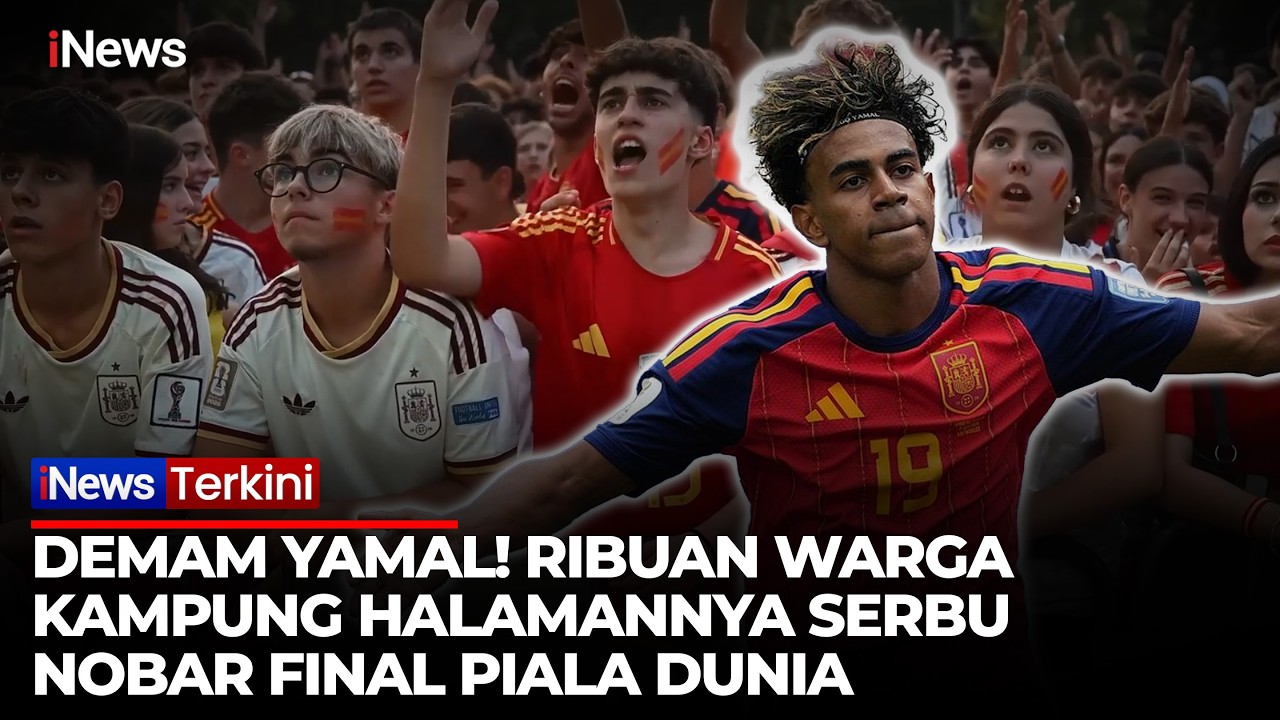 Sukses Jinakkan Argentina, Ribuan Warga Kampung Halaman Lamine Yamal Langsung Konvoi Juara