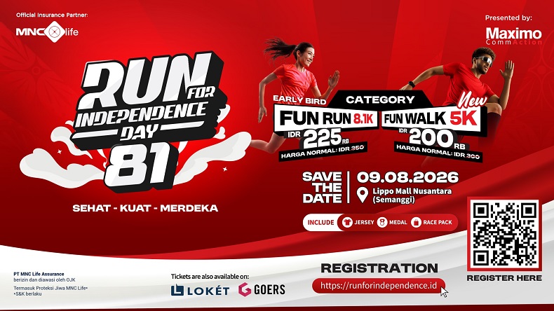 MNC Life Dukung Run for Independence Day 81, Hadirkan Perlindungan Jiwa Peserta