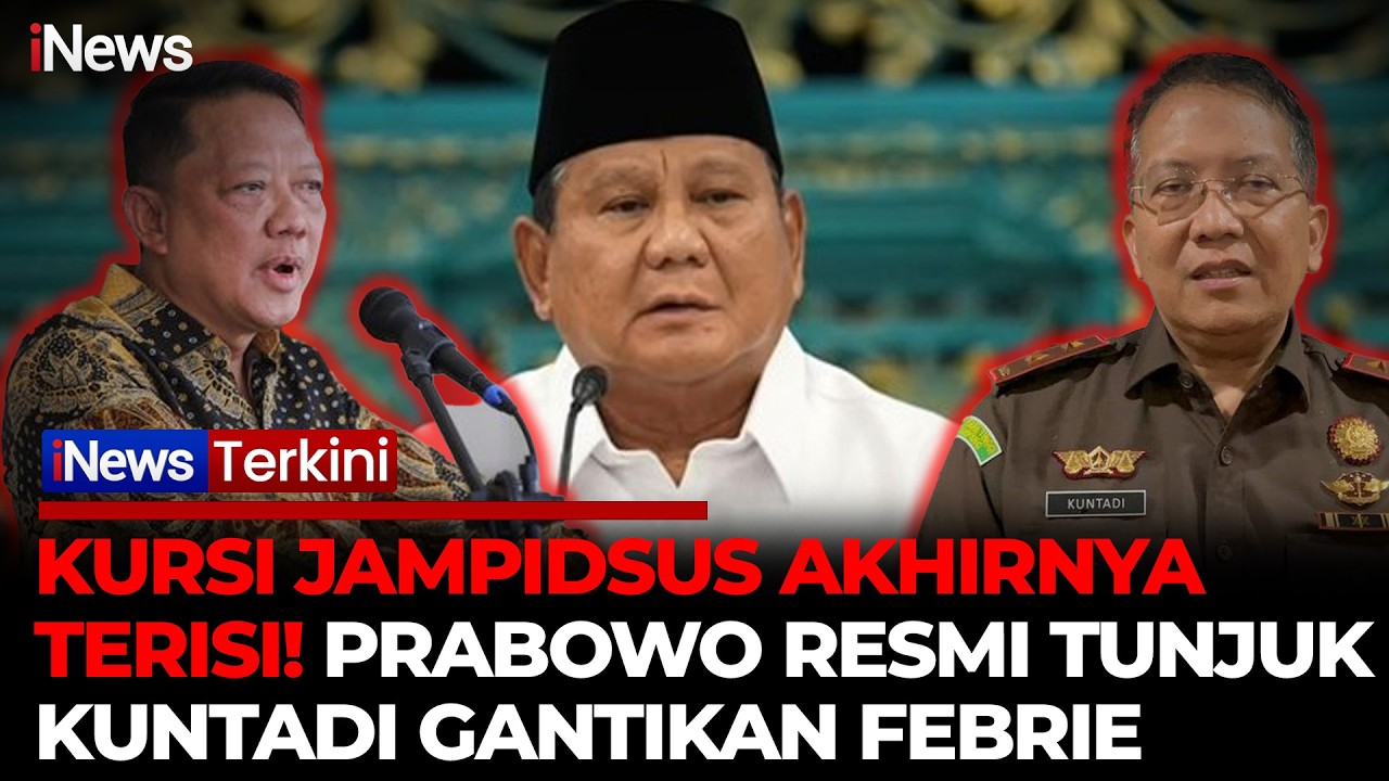 Presiden Prabowo Terbitkan Keppres: Asep Nana Mulyana Wakil Jaksa Agung, Kuntadi Jabat Jampidsus