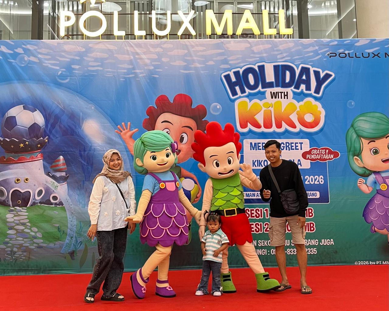 MNC Licensing Ajak Keluarga Seru-seruan Bareng Kiko & Lola di Pollux Mall Cikarang