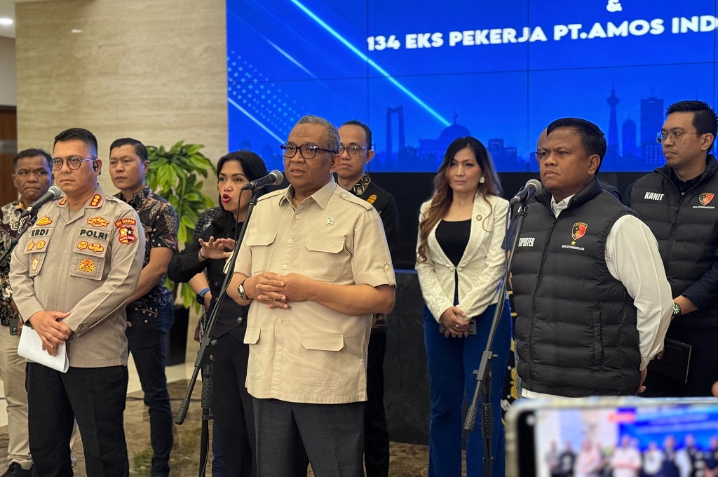 Usai Dimediasi Polri-Kemnaker, 134 Buruh yang di-PHK PT Amos Dapat Pesangon Rp12,7 Miliar