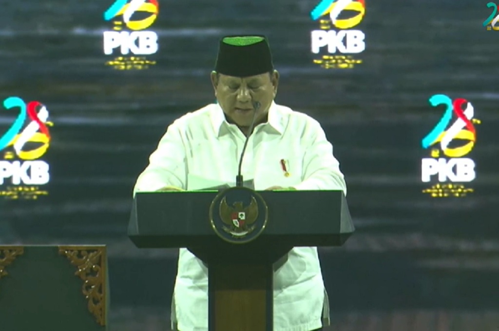 Kelakar Prabowo di Harlah PKB: Katanya MBG Singkatan Mas Bahlil Ganteng, Bisa Aja Lo