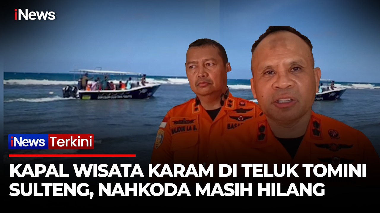 Kapal Wisata Tenggelam di Teluk Tomini: 11 Turis Asing Selamat, Nahkoda Hilang