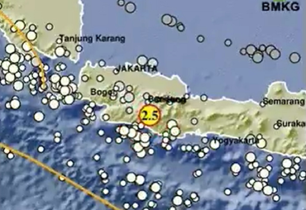Gempa Hari Ini Guncang Bandung Berpusat di Darat, Cek Magnitudonya!