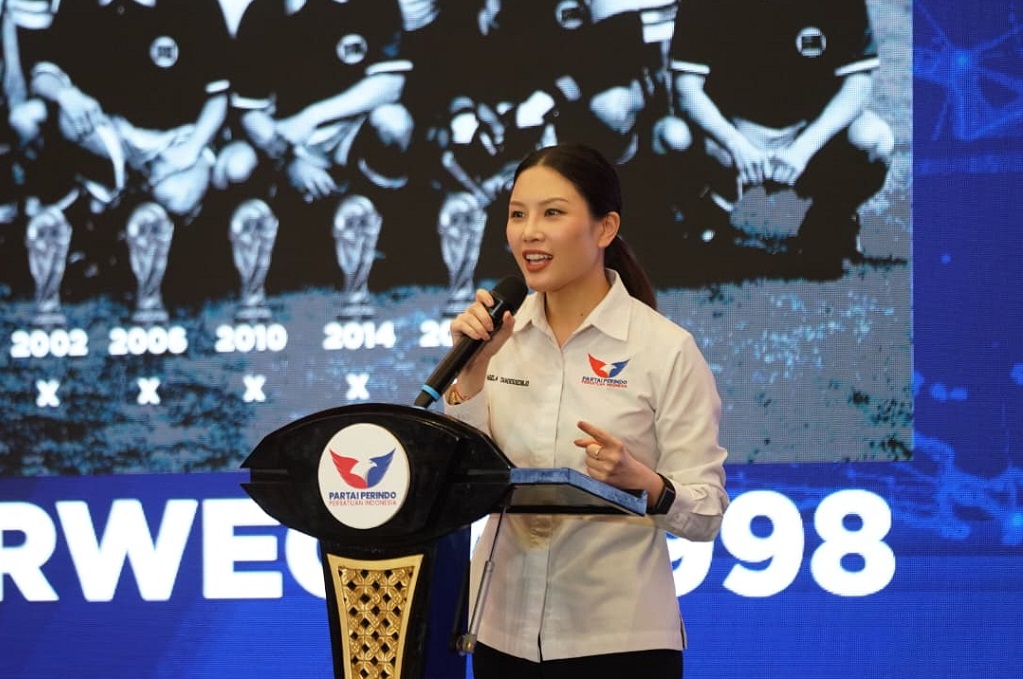 Angela Tanoesoedibjo Ajak Kader Partai Perindo Contoh Kegigihan Timnas Norwegia