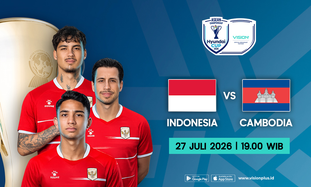 Link Live Streaming Timnas Indonesia vs Kamboja di VISION+, Begini Cara Nontonnya