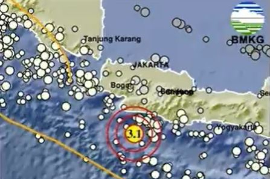Gempa Dangkal Magnitudo 3,1 Guncang Sukabumi Jabar Hari Ini