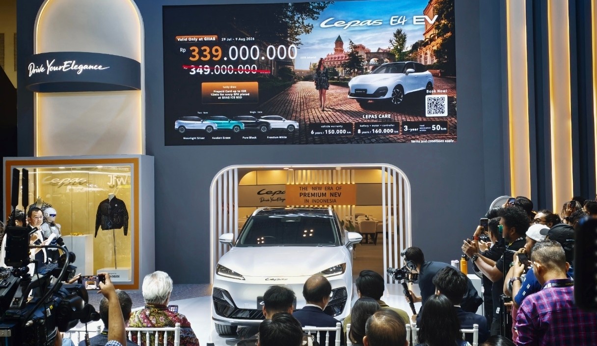 Lepas E4 EV Meluncur di GIIAS 2026, Jarak Tempuh Tembus 600 Km Dibanderol Rp339 Juta