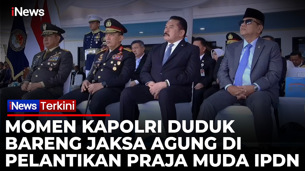 Momen Hangat Kapolri dan Jaksa Agung Duduk Berdampingan di Pelantikan IPDN