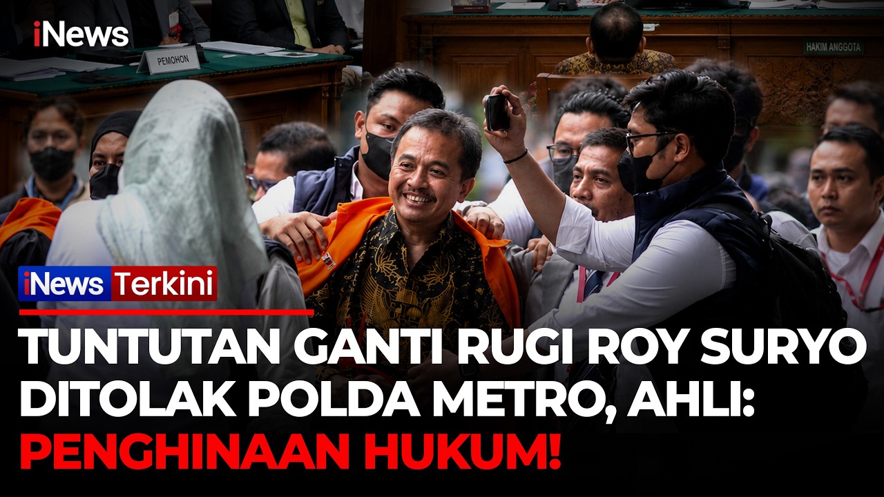 Roy Suryo Sebut Penolakan Ganti Rugi oleh Polda Metro Jaya Bentuk Penghinaan Hukum