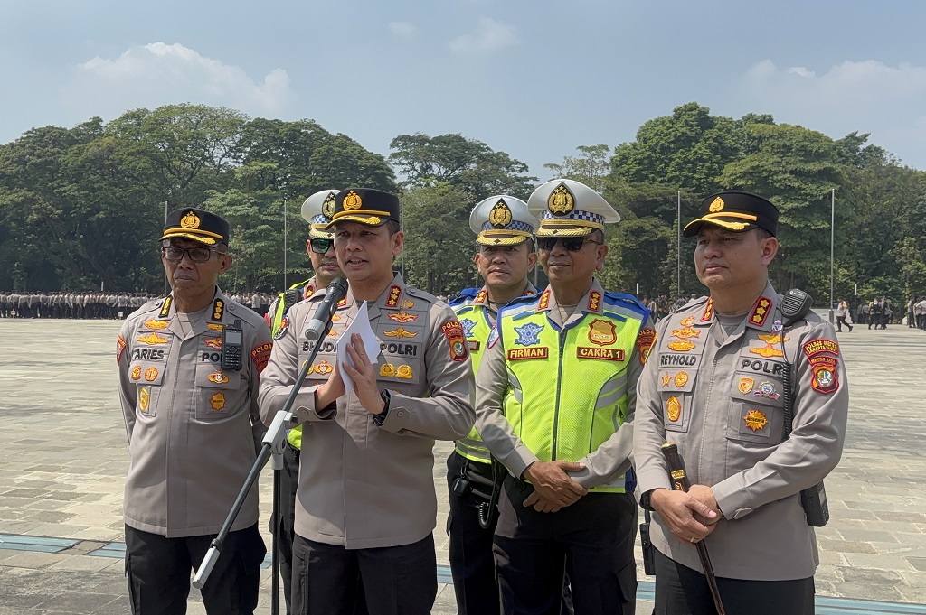 Ada 44 Event di Jakarta Hari Ini, 7.643 Personel Gabungan Dikerahkan untuk Pengamanan