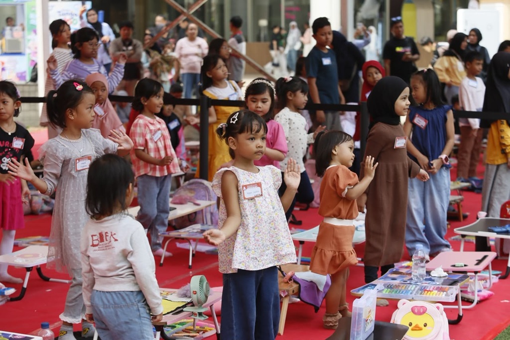 Ratusan Peserta Ramaikan Kreasi Anak untuk Negeri, Unjuk Kreativitas lewat Lomba Mewarnai