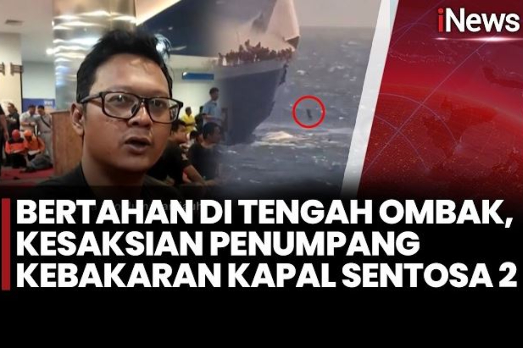 Kesaksian Penumpang KM Mutiara Sentosa II Terbakar: Banyak yang Lompat, Tinggi Ombak 4 Meter