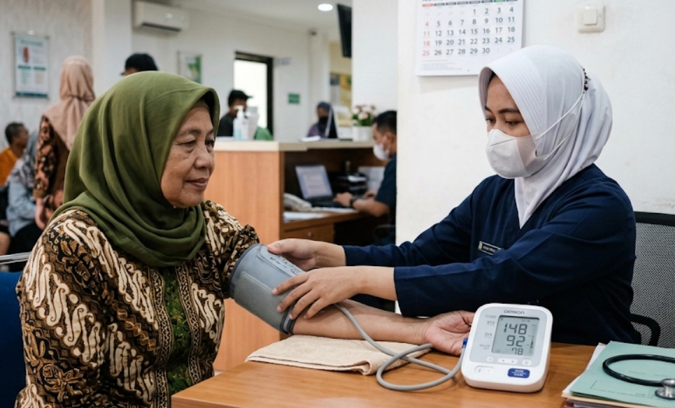 Cek kesehatan Gratis: 4,9 Juta Orang Indonesia Terdeteksi Alami Hipertensi 