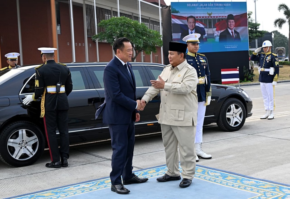 Momen Akrab Prabowo Antar Langsung Kepulangan PM Thailand Anutin di Lanud Halim Perdanakusuma