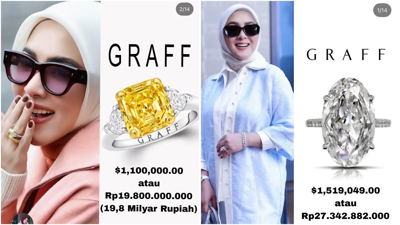 7 Cincin Luxury Syahrini Harga Fantastis, Totalnya Rp72,6 Miliar!