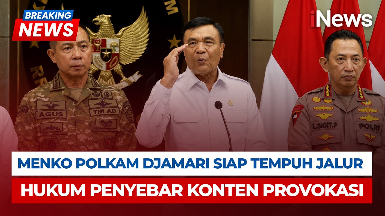 Menko Polkam Tegaskan Video Unjuk Rasa Besar di Media Sosial Hoaks, Polisi Buru Penyebarnya