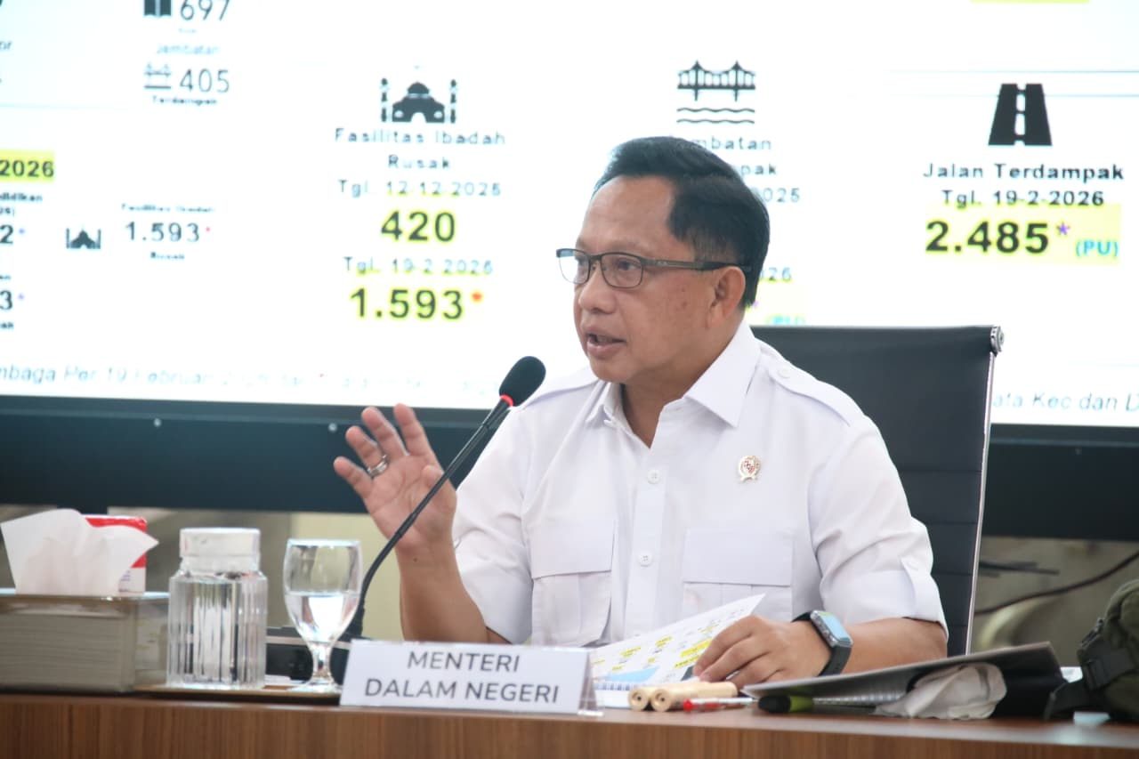 Mendagri Tito Minta 16 Kementerian/Lembaga Eksekusi Program Rehabilitasi Pascabencana Sumatera