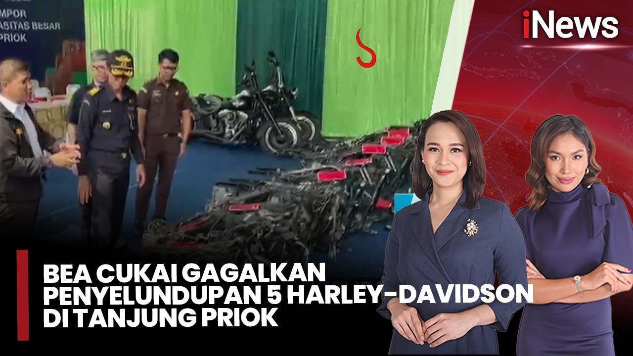 Terbongkar via X-Ray! Bea Cukai Priok Gagalkan Penyelundupan 5 Harley-Davidson Asal China