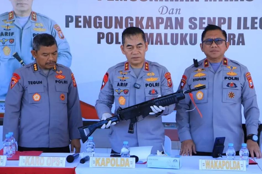Senjata Api Ilegal Diduga Akan Diselundupkan ke Papua Dibongkar Polisi, 3 Orang Ditangkap