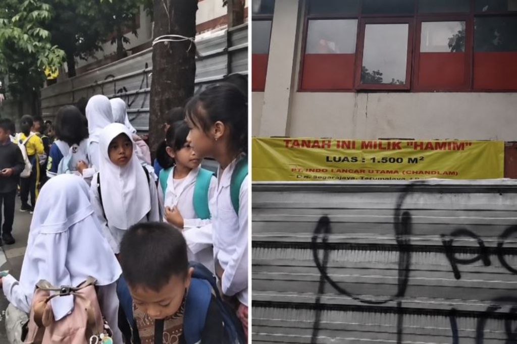 Viral SDN 026 Bojongloa Bandung Digembok Ahli Waris, 945 Siswa Telantar di Trotoar