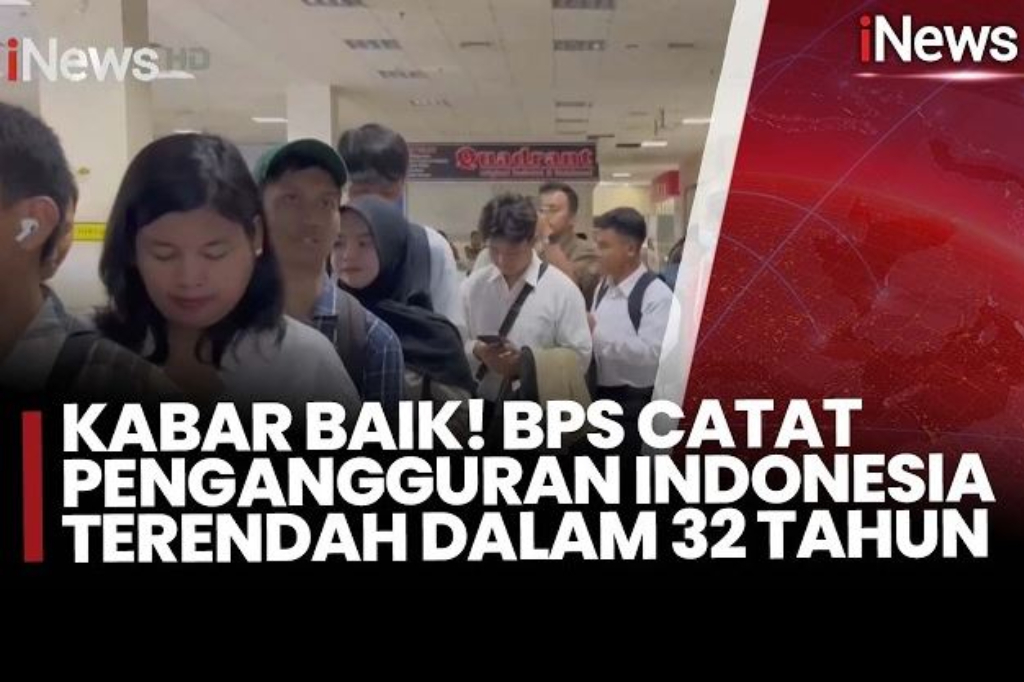 Kabar Gembira! Angka Pengangguran Turun Jadi 4,65 Persen, Terendah sejak Tahun 1994
