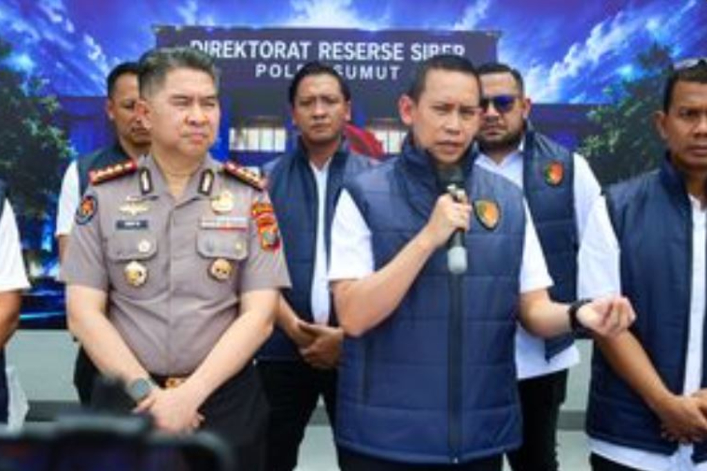 Sindikat Online Scamming Internasional Digerebek di Medan, Korban Ditipu Rp6,7 Miliar