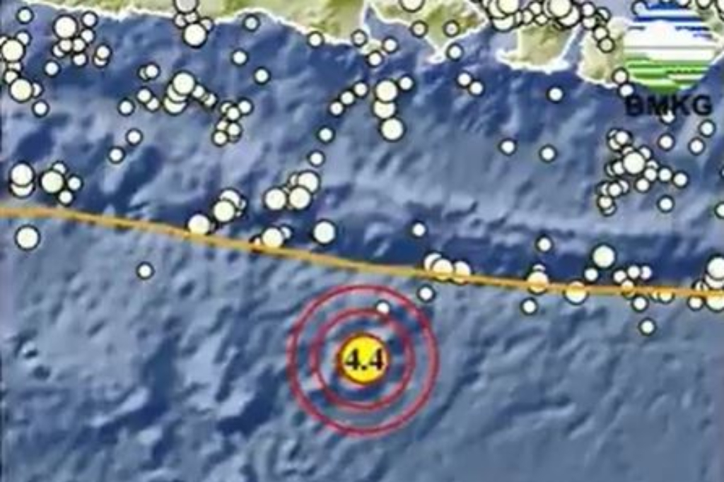Gempa Hari Ini Magnitudo 4,4 Guncang Kuta Selatan Bali
