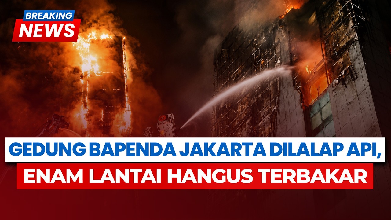 Kebakaran Hebat Hantam Gedung Bapenda DKI di Abdul Muis, Pramono Jamin Data Pajak Aman