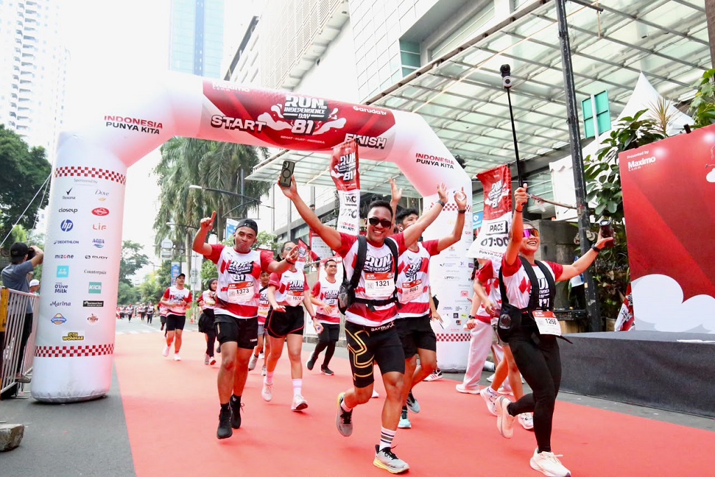 Lebih dari 2.000 Peserta Meriahkan Run for Independence Day 81, MNC Life Lindungi Setiap Langkah