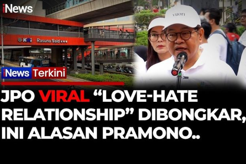 JPO Viral Love-Hate di Rasuna Said Bakal Dibongkar, Ini Alasan Pramono Anung