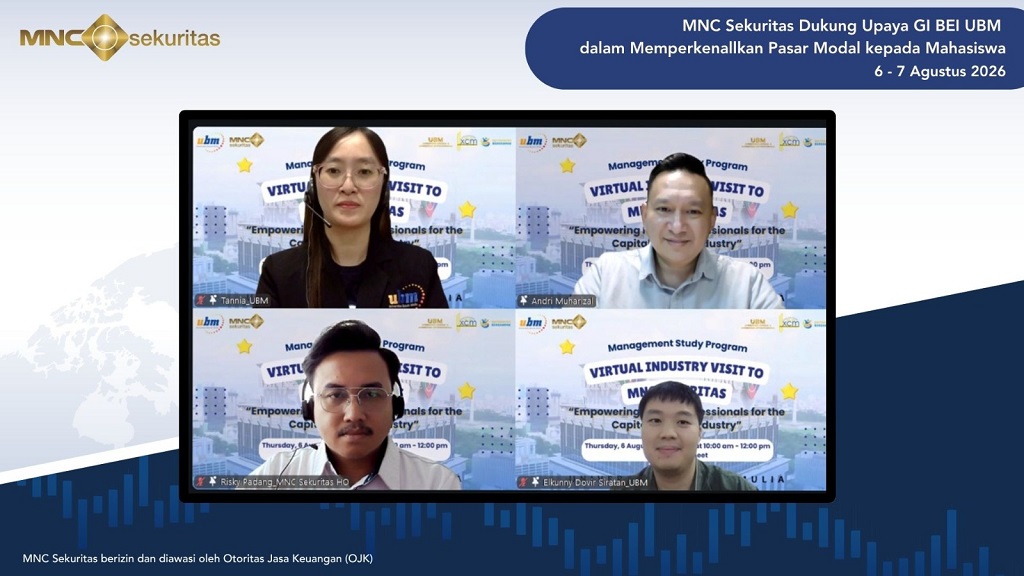 MNC Sekuritas Dukung Upaya GI BEI UBM dalam Memperkenalkan Pasar Modal kepada Mahasiswa