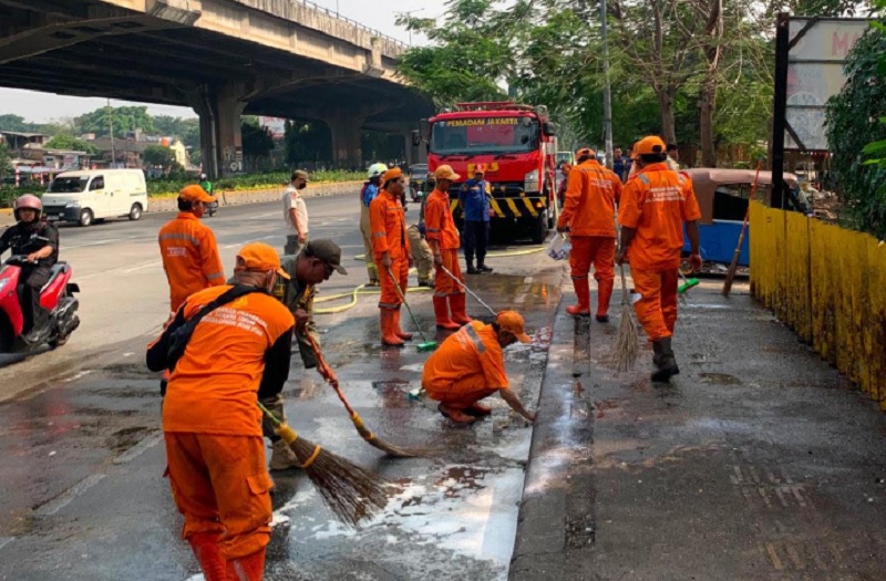 4 TPS di Jatinegara Jaktim Ditutup gegara Sampah Kerap Berserakan ke Badan Jalan